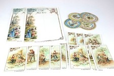 Kit SEGNA POSTO Menù SOTTOBICCHIERI Riproduzione dall'originale del 1984 FESTE