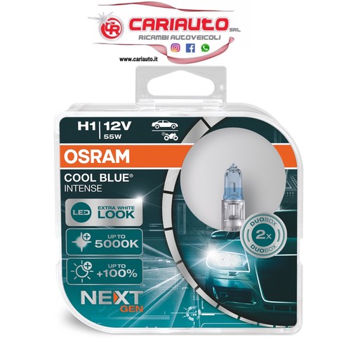 Coppia 5000k lampade osram - lampade,