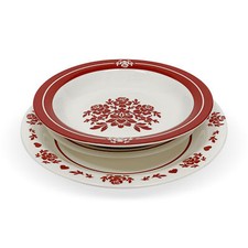 Servizio di 18 piatti natalizi