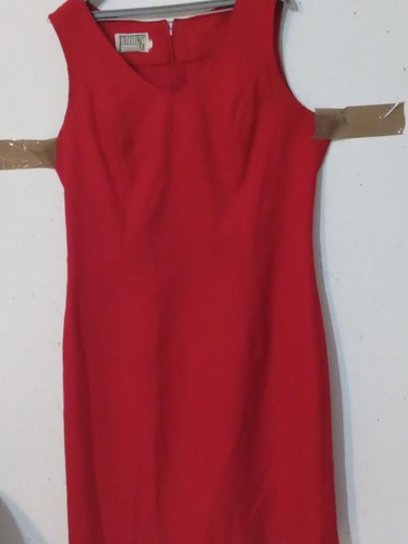 Tubino sagomato rosso - tubino, in