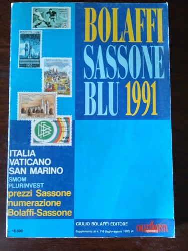 Bolaffi sassone blu - blu, 1991