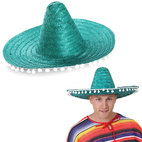 Green sombrero pack - sombrero, pom