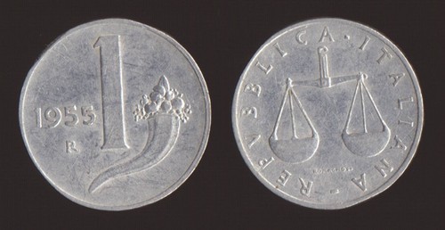 Lira 1955 bilancia - lira,