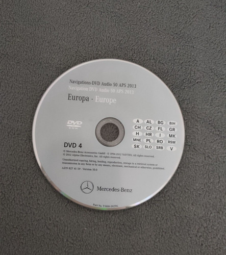 Dvd mercedes navigazione audio - mercedes,