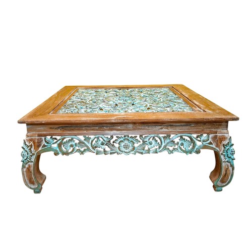 Tavolino etnico legno teak