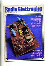 RADIO ELETTRONICA  - N.9 Settembre 1975 - Rivista Mensile