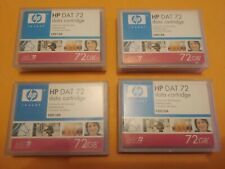 HP DAT 72 USATO 4 PEZZI CARTUCCIA ARCHIVIAZIONE DATI DIGITALE 72 GB GIAPPONE