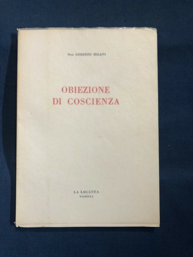 Don lorenzo milani obiezione - milani,