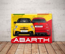 Plaque métal vintage Abarth