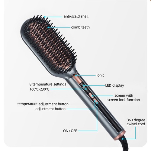 Spazzola piastra per capelli