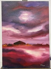 Quadro ad olio su tela Mario