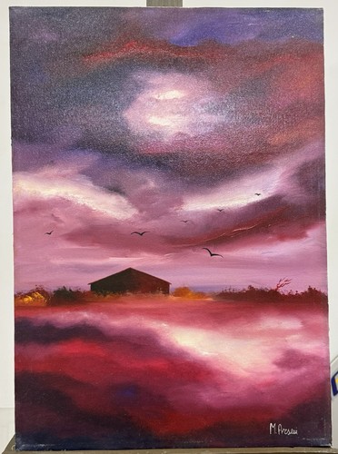 Quadro olio tela mario - olio,
