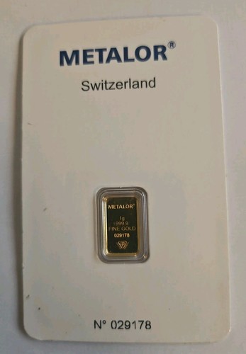 Metalor svizzera lingotto oro - svizzera,