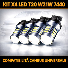 KIT X4 LAMPADINE T20 W21W