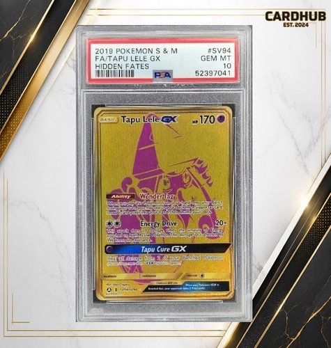 Carta pokemon tapu lele - carta,