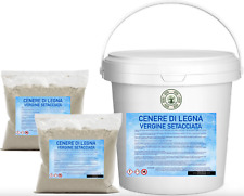 Cenere di Legna Vergine 1 kg Busta SETACCIATA 1 Millimetro ideale x liscivia
