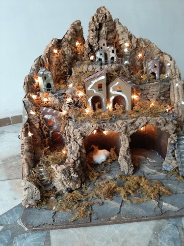 Presepe grande luci - presepe,