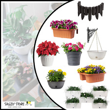 FIORIERA RETTANGOLARE BALCONIERA INTERNO ESTERNO VASO RESINA TERRACOTTA BIANCO