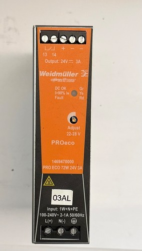 Weidmuller pro eco 72w 24v - pro,