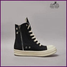 rick scarpe alte uomo scarpe da tavola in tela stivali corti owens