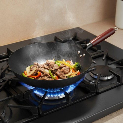 Wok ferro nitrurato - in,