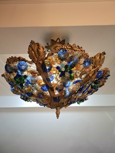 Raro lampadario vintage - , in