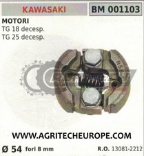 13081-2212 FRIZIONE COMPLETA DECESPUGLIATORE MOTORE KAWASAKI TG18 TD25 Ø54