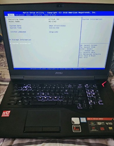 Msi gt75vr titan 7rf - gt75vr,