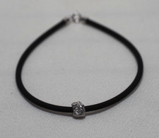 Bracciale Caucciù e Oro