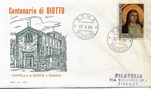 Fdc sole giotto - -, 1966