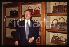 35mm vintage slide* 1990ca MILANO Maurizio GUCCI Ritratto dell'imprenditore