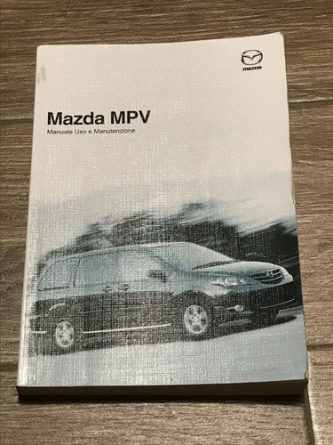 Mazda mpv libretto uso - mazda,