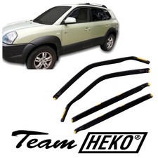 Deflettori Aria Per Hyundai Tucson 2004-2010 5-Porte Set 4 Antiturbo Antivento