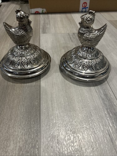 Vintage silver tone metal - silver-tone,