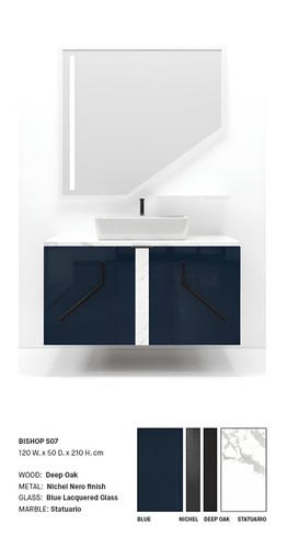 Mobile bagno blu - blu, da