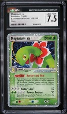 CGC 7.5 Meganium ex Holo Rare