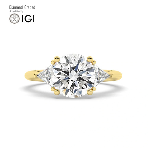 Anello trilogy diamante - trilogy,