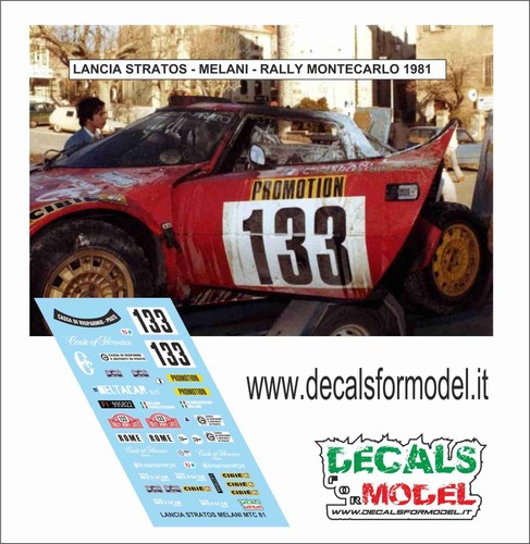 Decals lancia stratos - lancia,