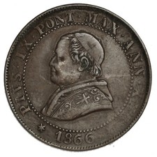 ITALIA STATO PONTIFICIO PIO IX