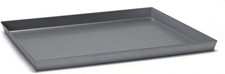Professionale Teglia Rettangolare, Ferro Alluminato , 40 Cm, Alluminio, ‎40 X 30