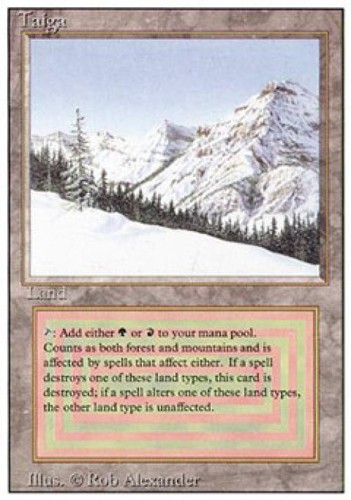 Mtg taiga inglese normale - mtg,