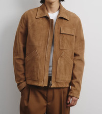 Giacca Moto Uomo Pelle Tan