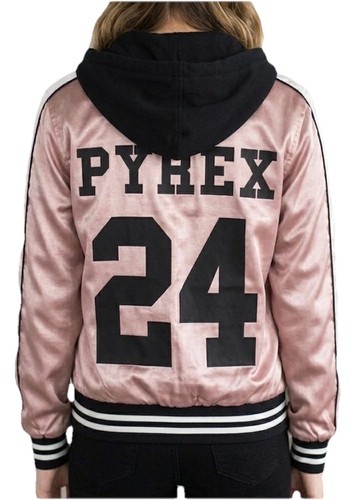 Giacca pyrex rosa nera - giacca, e
