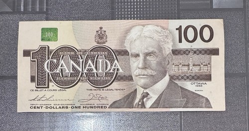 Banconota canada 100 - canada,