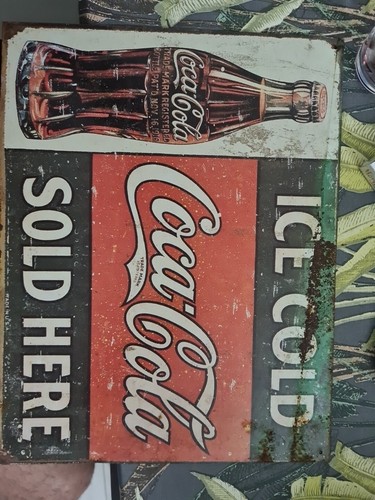 Cartello pubblicità coca - cartello, cola