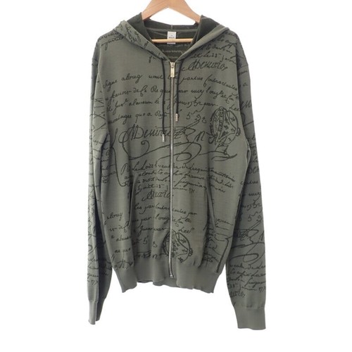 Berluti scrit parka - scrit, con