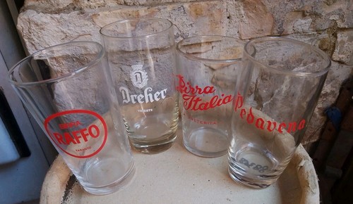 Lotto bicchieri birra raffo - bicchieri,