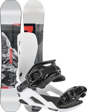 Set snowboard NITRO set snowboard PRIME RAW WIDE 2026 incl. TALENT bianco