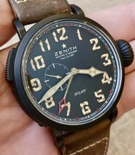 ✈️ Orologio ZENITH Pilot Montre d'Aeronef Tipo 20 GMT Automatico TITANIO - Edizione Limitata✈️