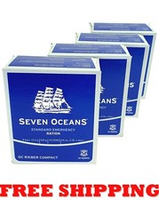 HALAL 4 pezzi. 500g. Razione Alimentare Emergenza Pasto Sopravvivenza Biscotti Sette Oceani MRE